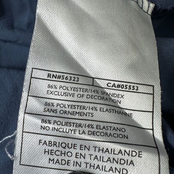 Nike Tiger Woods Polo Shirt Mens Medium Blue Stretch Golf DRI-FIT Short Sleeve - Picture 6 of 9